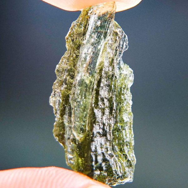 Moldavite with CERTIFICATE - Shiny