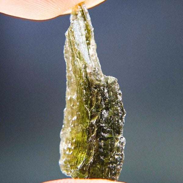 Moldavite with CERTIFICATE - Shiny