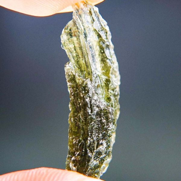 Moldavite with CERTIFICATE - Shiny