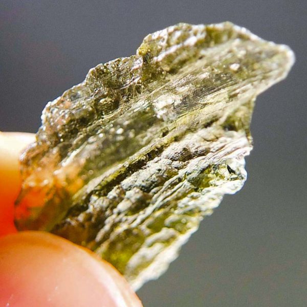 Moldavite with CERTIFICATE - Shiny