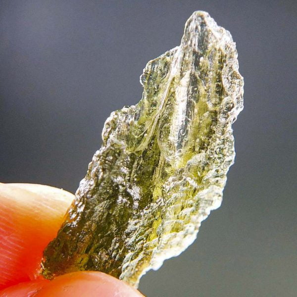 Moldavite with CERTIFICATE - Shiny