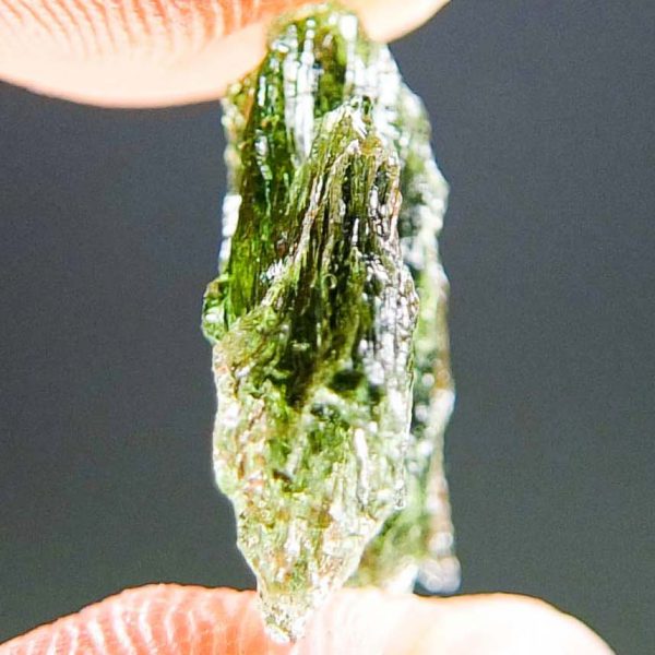 Rare Moldavite - Very Glossy and Poisonous green