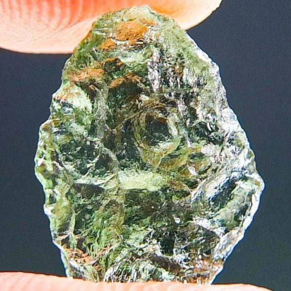 Vibrant green Moldavite