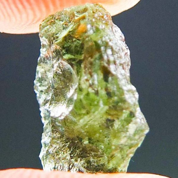 Vibrant green Moldavite