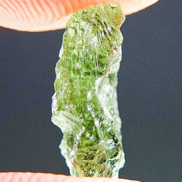 Vibrant green Moldavite