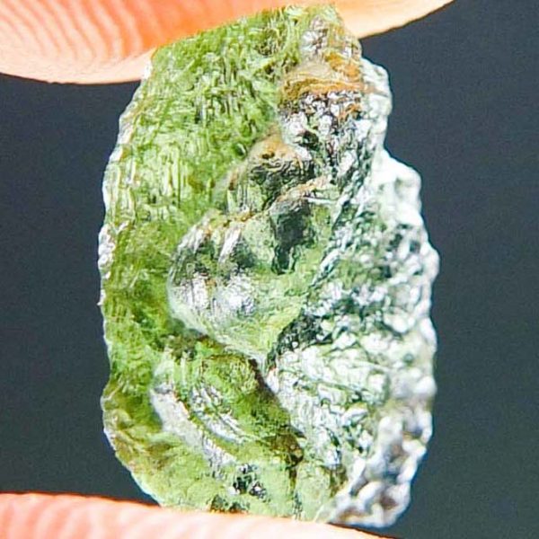 Vibrant green Moldavite