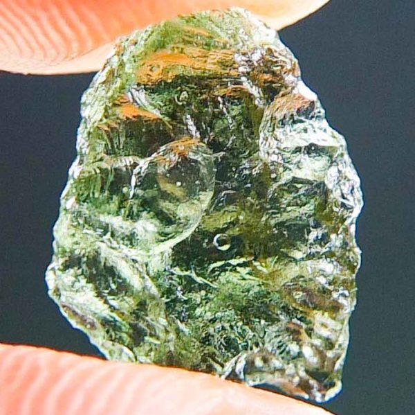 Vibrant green Moldavite