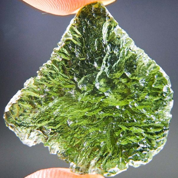 Moldavite with CERTIFICATE - Glossy - quality A+/++