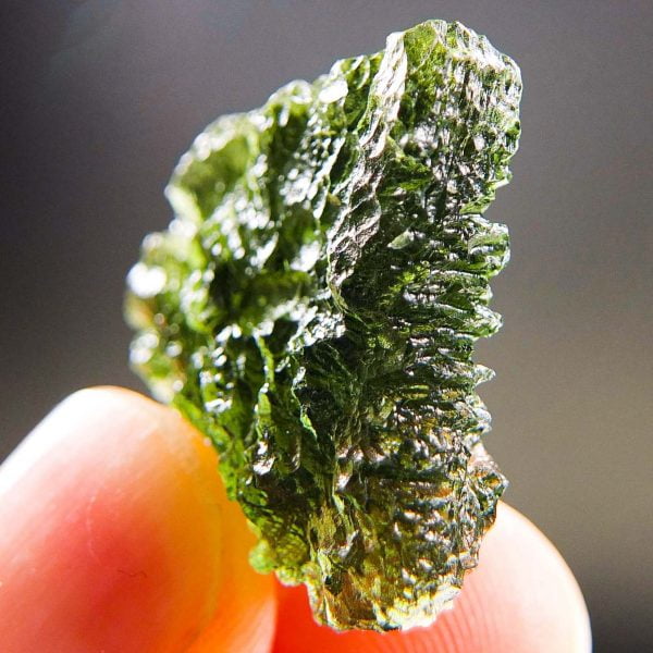 Moldavite with CERTIFICATE - Glossy - quality A+/++