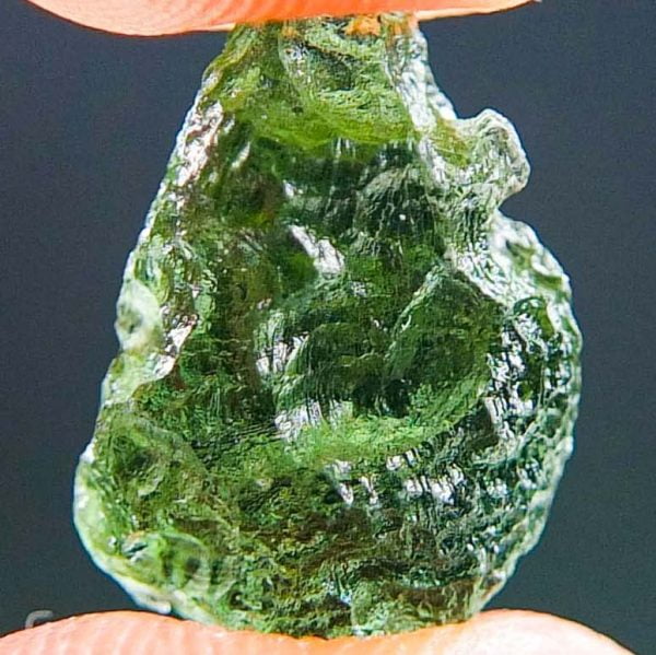Moldavite - Fat Drop shape - Shiny