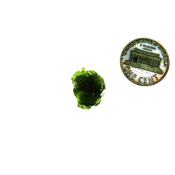 Moldavite with Olive green color