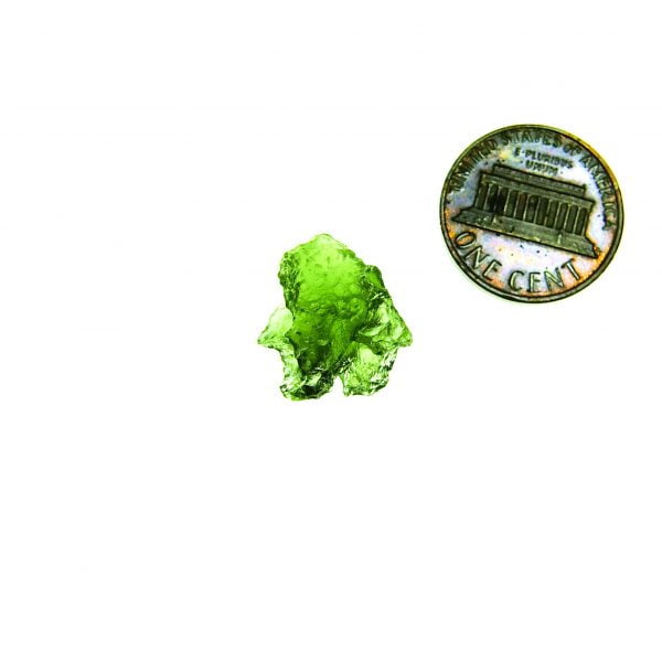Certified Vibrant green Moldavite - quality A+
