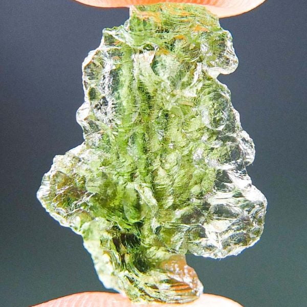 Certified Vibrant green Moldavite - quality A+/++