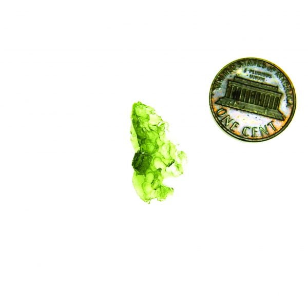 Certified Vibrant green Moldavite - quality A+/++