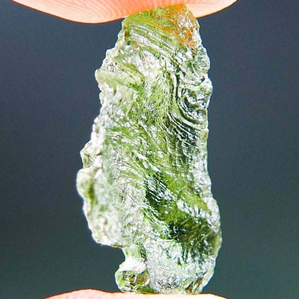 Certified Vibrant green Moldavite - quality A+/++