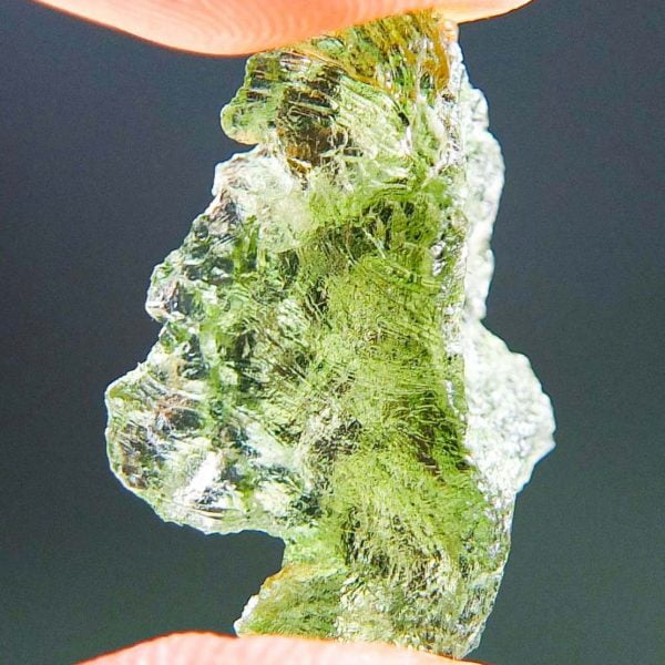 Certified Vibrant green Moldavite - quality A+/++