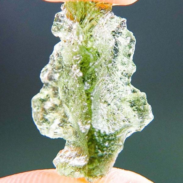 Certified Vibrant green Moldavite - quality A+/++