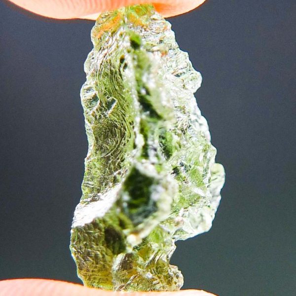 Certified Vibrant green Moldavite - quality A+/++