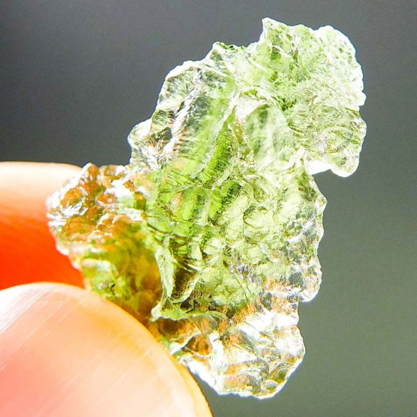 Certified Vibrant green Moldavite - quality A+/++