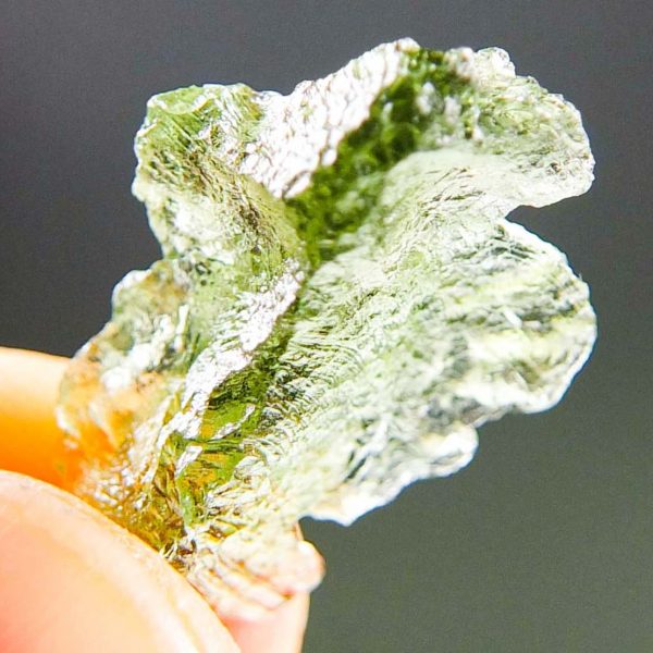 Certified Vibrant green Moldavite - quality A+/++