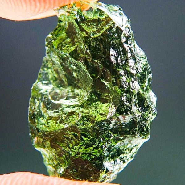 Rare Moldavite - Very Glossy - Certified