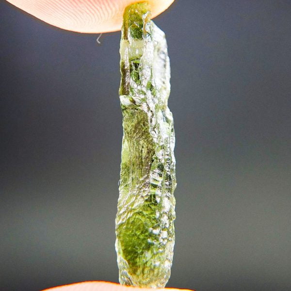 Certified Drilled Moldavite- quality A+