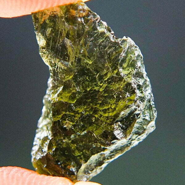 Moldavite with Olive green color