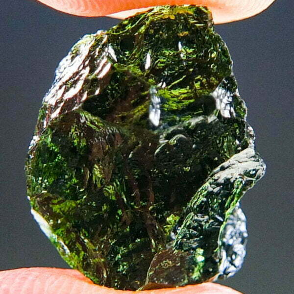 Rare Moldavite - Very Glossy with CERTIFICATE
