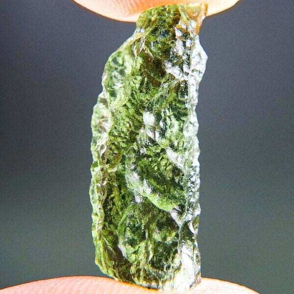 Moldavite with CERTIFICATE - Glossy - quality A+