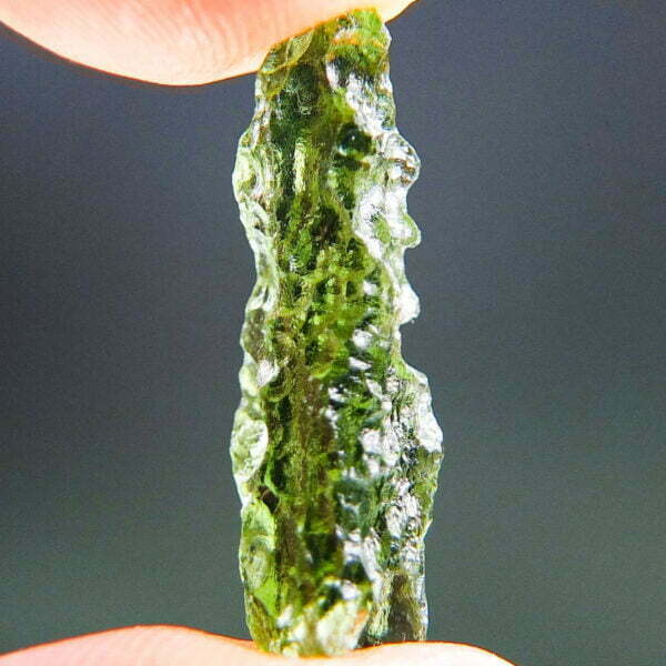 Moldavite with CERTIFICATE - Glossy - quality A+