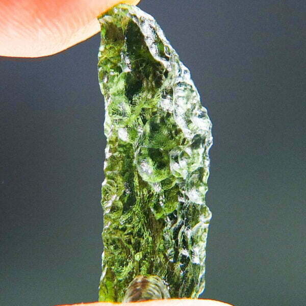 Moldavite with CERTIFICATE - Glossy - quality A+