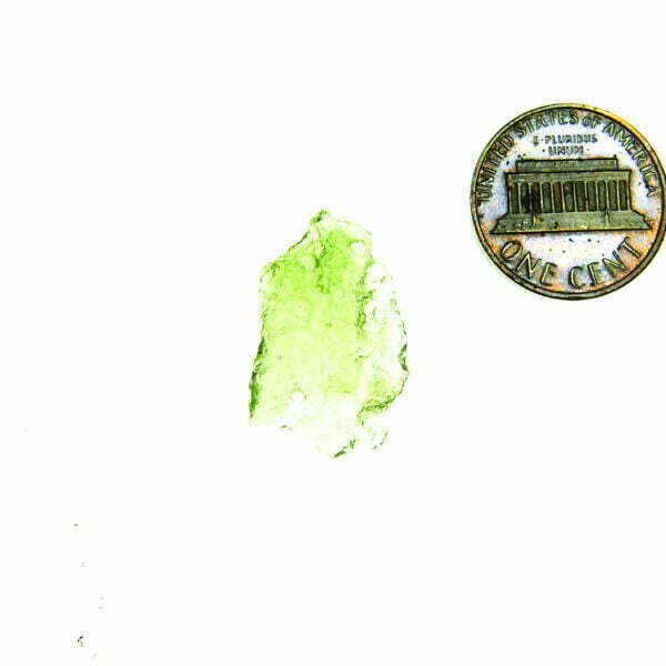 Vibrant green Moldavite - Shiny