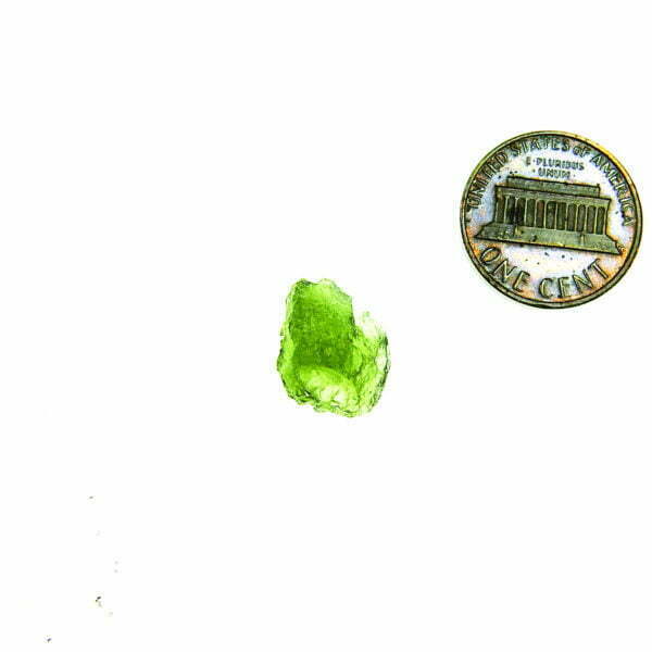 Vibrant green Moldavite - Shiny
