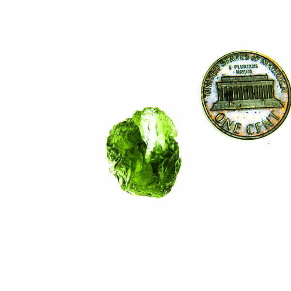 Certified Moldavite with uncommon features