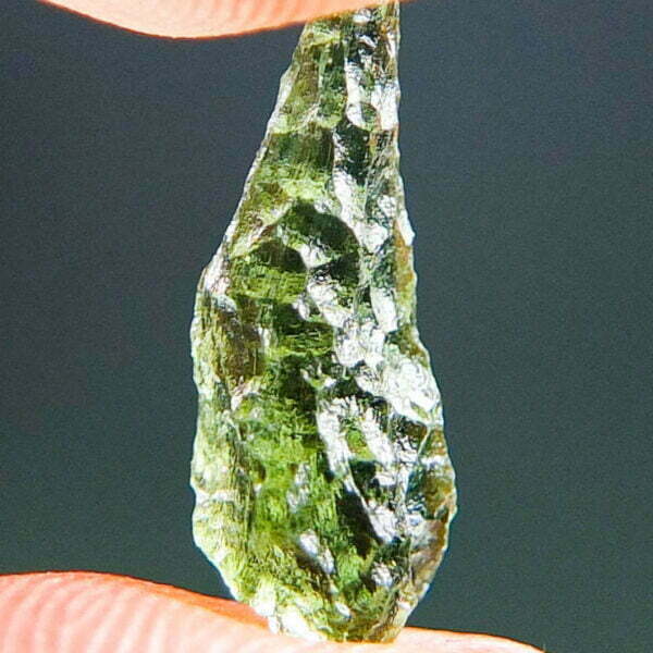 Rare Moldavite - Small Drop shape