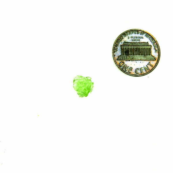 Small Moldavite with Rare poisonous green color