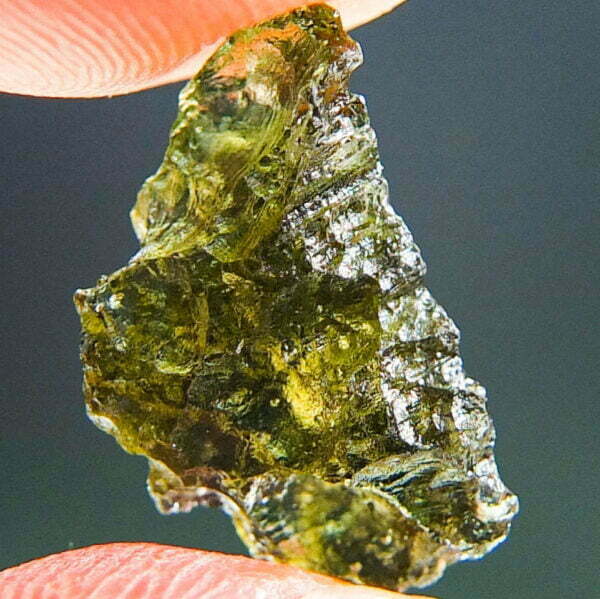 Moldavite with Brown color