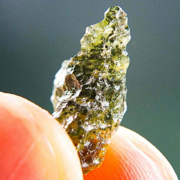 Moldavite with Brown color