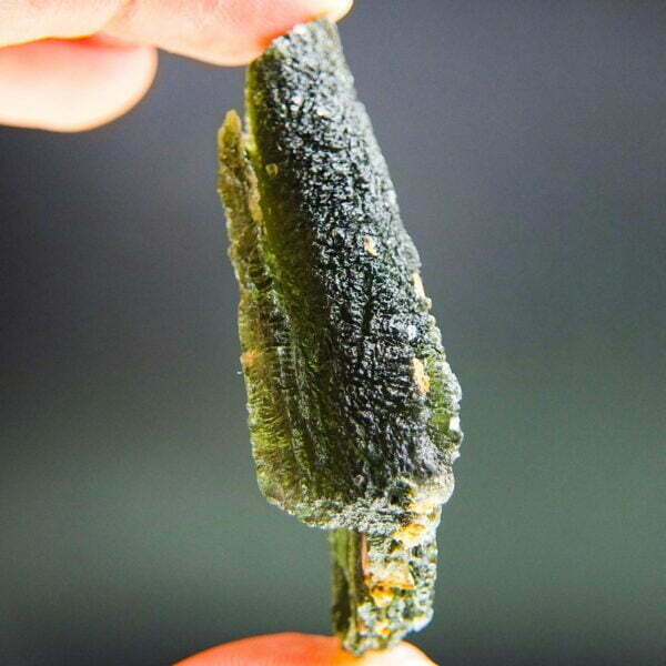 Large Angel Chime Moldavite CERTIFIED