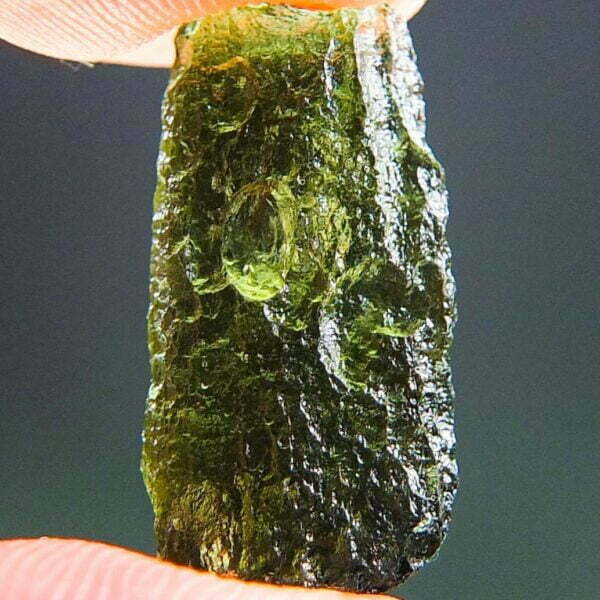 Moldavite (Moldovita) - Drop - natural middle fragment shape