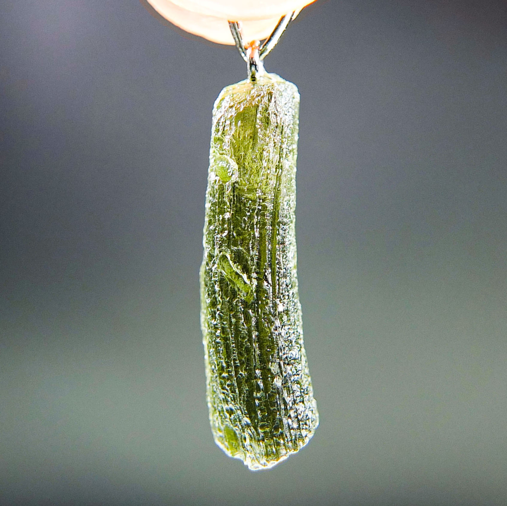 Certified Moldavite Pendant