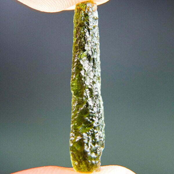 Moldavite with CERTIFICATE - Drop shape - Shiny