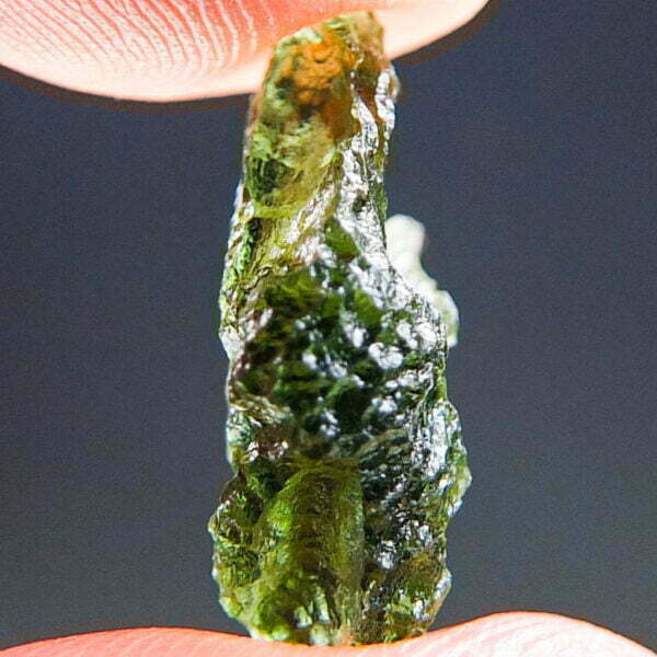 Moldavite - Uncommon shape - Glossy