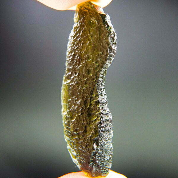 1.6" long Moldavite with CERTIFICATE