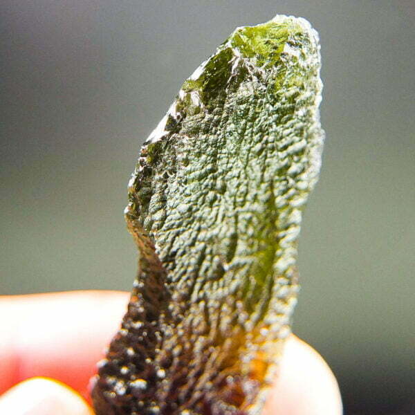 1.6" long Moldavite with CERTIFICATE