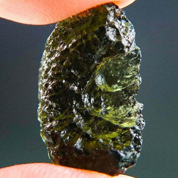 Moldavite with CERTIFICATE - Uncommon shape