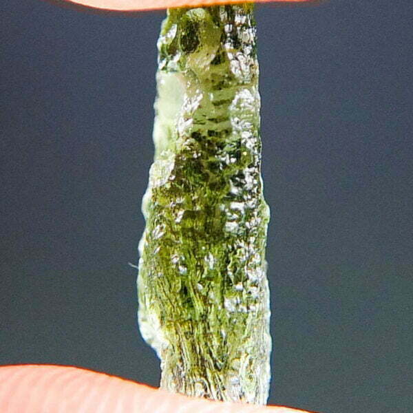 Certified Drilled Moldavite- quality A+