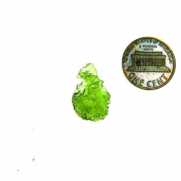 Certified Vibrant green Moldavite - quality A+/++