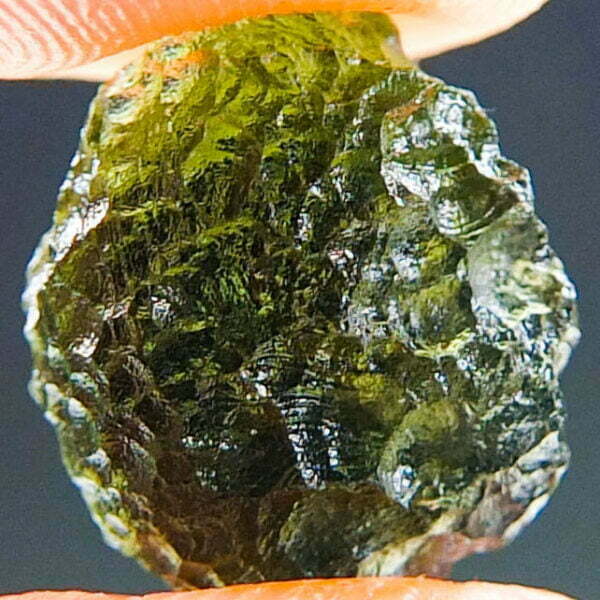 Moldavite - Boulder shape