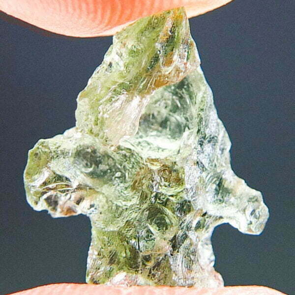 Light green Moldavite - Uncommon shape - quality A+